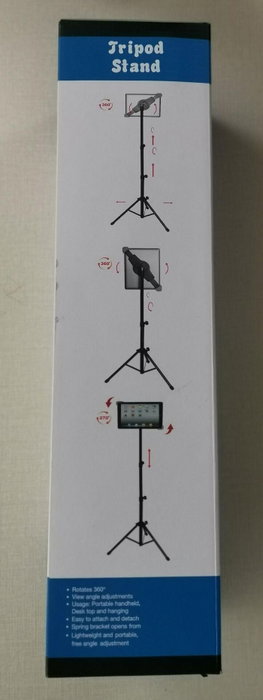 CoreParts Support Trépied pour Tablettes Universel (24 à 37 cm) - Réglable de 55 à 150 cm - Charge max. 1.2 kg