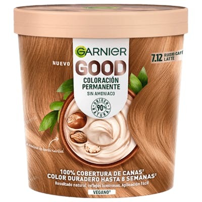 Garnier GOOD Teinture Permanente 7.12 Blond Latte