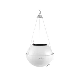 Lechuza BOLA Color 32 ALL-IN-ONE - Jardinière suspendue à auto-arrosage, blanc - Ø 32 × 25 cm