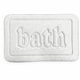 Today Tapis de bain mémoire de forme UTILITY Blanc 40 x 60 cm