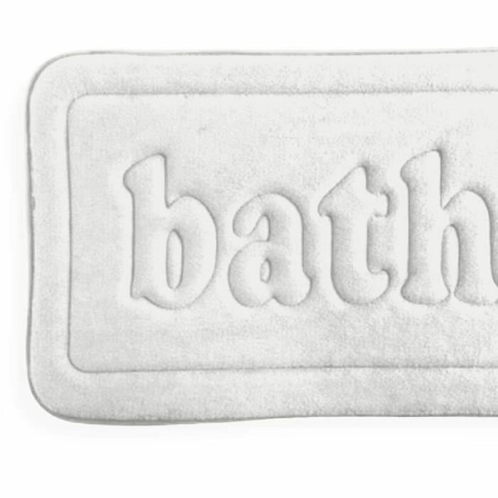 Today Tapis de bain mémoire de forme UTILITY Blanc 40 x 60 cm