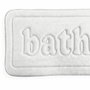 Today Tapis de bain mémoire de forme UTILITY Blanc 40 x 60 cm