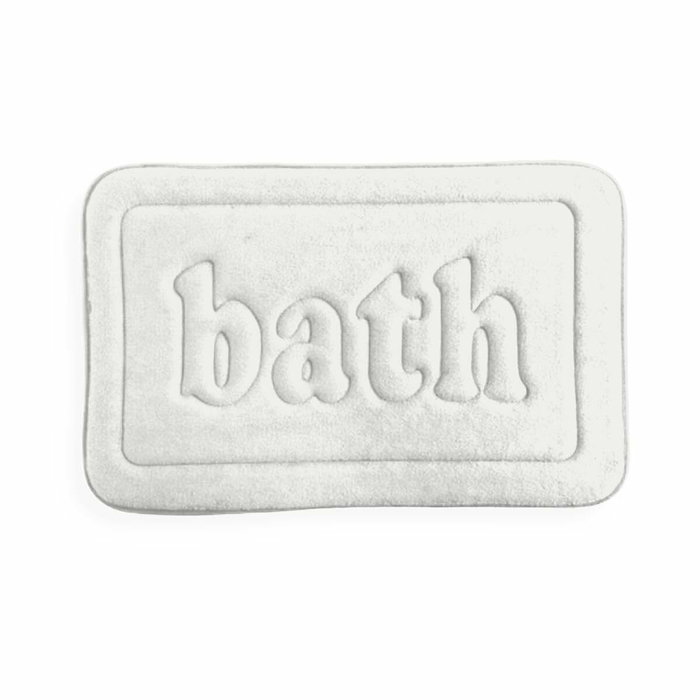 Today Tapis de bain mémoire de forme UTILITY Blanc 40 x 60 cm