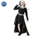 Disfraz Enfant Fille Méchante avec Veste Noire et Ceinture à Pois Polyester 7-9 Ans Costume Halloween Carnaval
