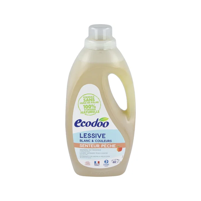ECODOO Lessive Liquide Concentrée Pêche 2L - Détergent Textile ECODOO Lessive Liquide Concentrée Pêche 2L - Détergent Textile