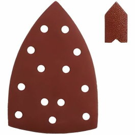 Ryobi Assortiment de 20 abrasifs pour ponceuses triangulaires (10 triangles + 10 doigts)