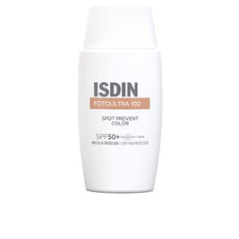Isdin FOTO ULTRA 100 Crème Solaire Visage Teintée SPF50+ 50 ml - Prévient les Taches Solaires