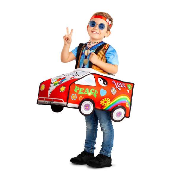 My Other Me - Déguisement enfant van hippie à porter sur les épaules - Taille unique - À partir de 3 ans