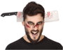 Diadème Déguisement Halloween Hache Saignante Accessoire pour Adultes - Idéal pour Costume Zombie ou Victime de Film d'Horreur