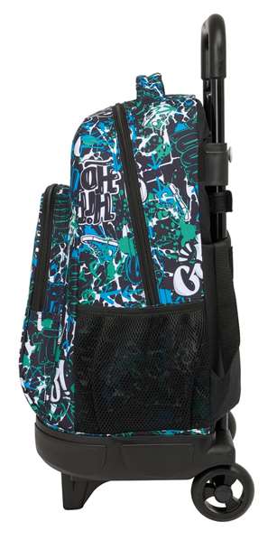 Safta Mochila Graffiti Go avec roues compacte extensible 33x45x22cm