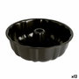 Quid Moule Savarin Sweet Grey Acier Pintado Antiadhésif 24x8 cm