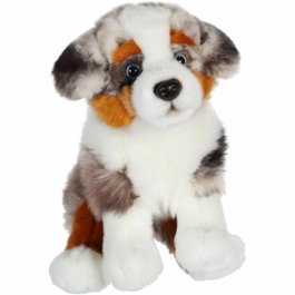 Gipsy Toys Chien Berger Australien Assis - 25 cm