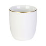 Home Deco Factory Verre avec rebord doré 180 ml