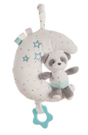 Creaciones Llopis Caja Musical Bébé Panda 25 cm avec Son - Polyester - Pour Enfants dès 6 mois