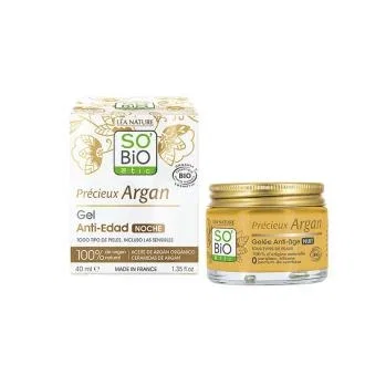 SO´BIO ETIC Gel de Nuit Anti-Âge Argan 40ml Bio SO´BIO ETIC Gel de Nuit Anti-Âge Argan 40ml Bio