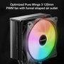 Be Quiet! Pure Rock 3 LX Ventirad Noir avec LED multicolore