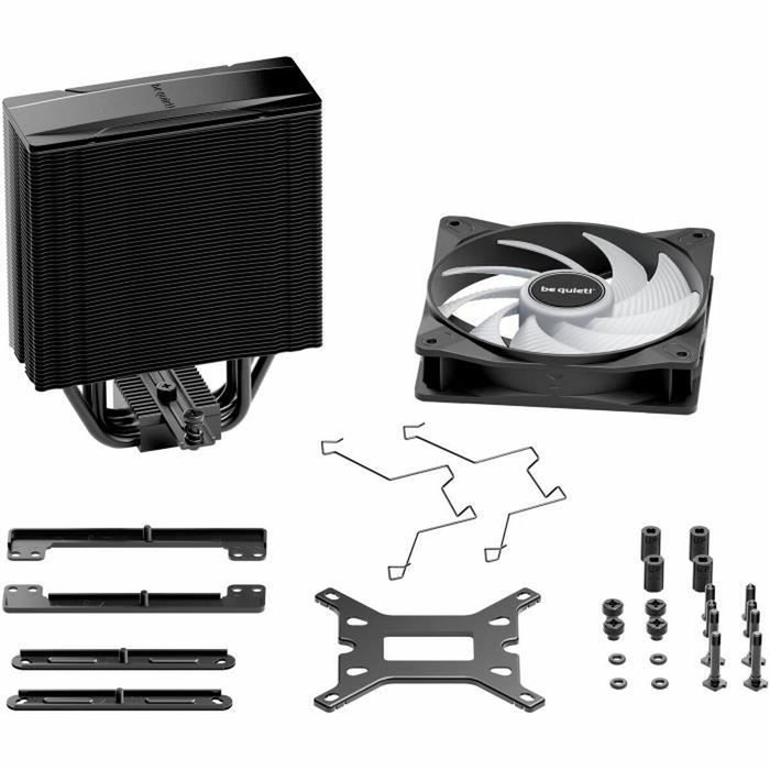 Be Quiet! Pure Rock 3 LX Ventirad Noir avec LED multicolore Be Quiet! Pure Rock 3 LX Ventirad Noir avec LED multicolore