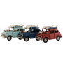 Figurine Décorative Home ESPRIT Bleu Rouge Multicouleur Bleu ciel 11 x 5 x 5,5 cm (3 Unités)