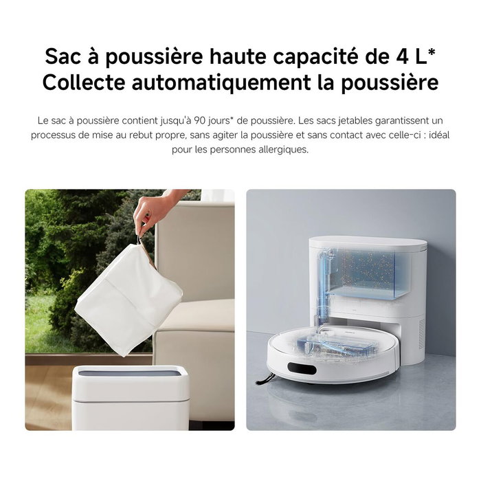 Xiaomi Robot Vacuum Cleaner H40 EU blanc