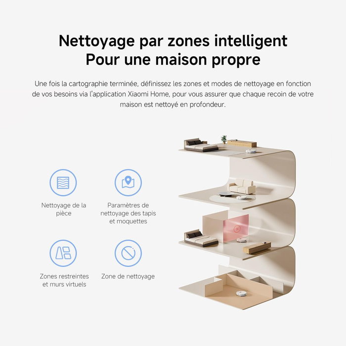 Xiaomi Robot Vacuum Cleaner H40 EU blanc