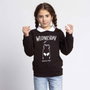 Cerdá Sweat-shirt à capuche en coton brossé Wednesday, taille 14 ans, gris foncé