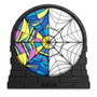 ERIK Lampe Ophealia Hall Window Wednesday - Lampe décorative, 16x17x4,7 cm, alimentation USB ou 3 piles AAA, matériau ABS, éclairage unique