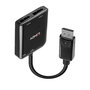 Lindy Hub MST DisplayPort 1.2 à 2 ports - Réplicateur et étendeur de signal jusqu'à 4K 30Hz pour deux écrans