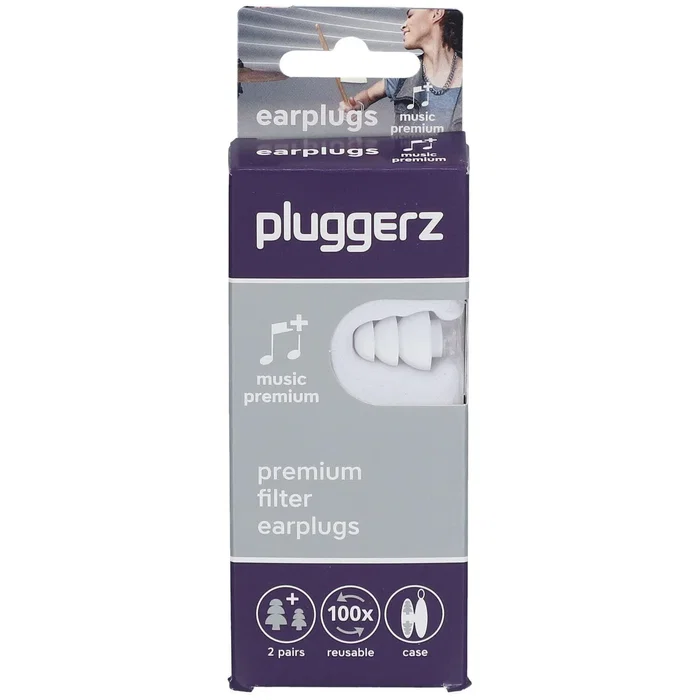 Pluggerz Bouchons d'oreilles Pro, 4 pcs Pluggerz Bouchons d'oreilles Pro, 4 pcs