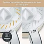 Severin CP3535 Presse-agrumes électrique blanc 1L avec 2 cônes amovibles