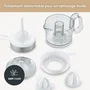 Severin CP3535 Presse-agrumes électrique blanc 1L avec 2 cônes amovibles
