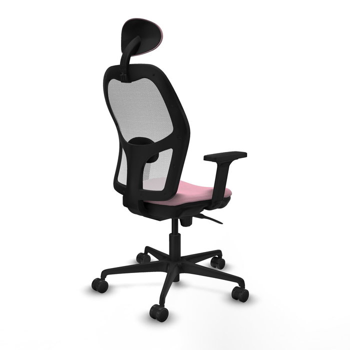 Piqueras y Crespo Chaise de Bureau 2D036N1 Rose avec Appui-tête Piqueras y Crespo Chaise de Bureau 2D036N1 Rose avec Appui-tête