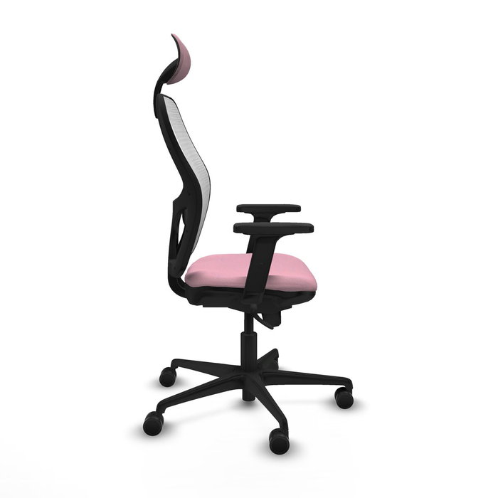 Piqueras y Crespo Chaise de Bureau 2D036N1 Rose avec Appui-tête Piqueras y Crespo Chaise de Bureau 2D036N1 Rose avec Appui-tête