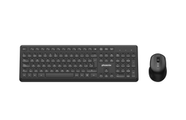 Phoenix Technologies Combo Clavier Multimedia + Souris Sans Fil 2.4GHz QWERTY Espagnol Silencieux CW101