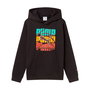 Sweat à capuche enfant Puma Graphic Logo Colour Noir 12-14 ans