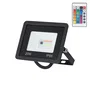 Projecteur LED RGBW 20W avec Télécommande, Tension 150-265V, Protection Surtension 2kV, Classe I, SMD2835, Angle 120°, IP65, Polycarbonate