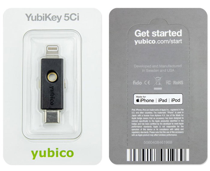 Yubico YubiKey 5Ci Noir