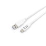 Equip Câble USB 3.2 Type C vers USB A Mâle Blanc 1m - Réf. EQ128363
