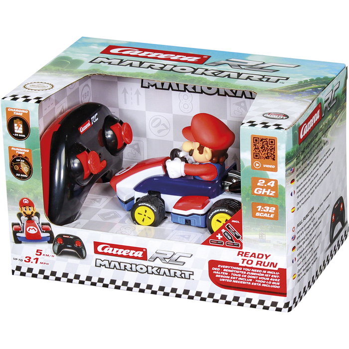 Carrera Mario Kart Mini Kart Radiocommandé Échelle 1:32 – Langue Espagnole Carrera Mario Kart Mini Kart Radiocommandé Échelle 1:32 – Langue Espagnole
