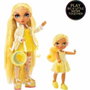 Rainbow High Littles Poupée 15cm Jaune avec Animal de Compagnie