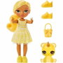 Rainbow High Littles Poupée 15cm Jaune avec Animal de Compagnie