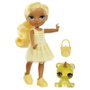 Rainbow High Littles Poupée 15cm Jaune avec Animal de Compagnie