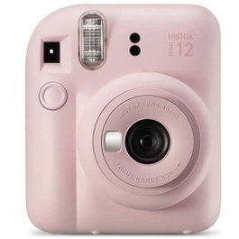 Fujifilm Instax Mini 12 16806107 Appareil Photo Instantané avec Flash, Exposition Automatique, Miroir Selfie et Mode Premier Plan - Bleu Pastel