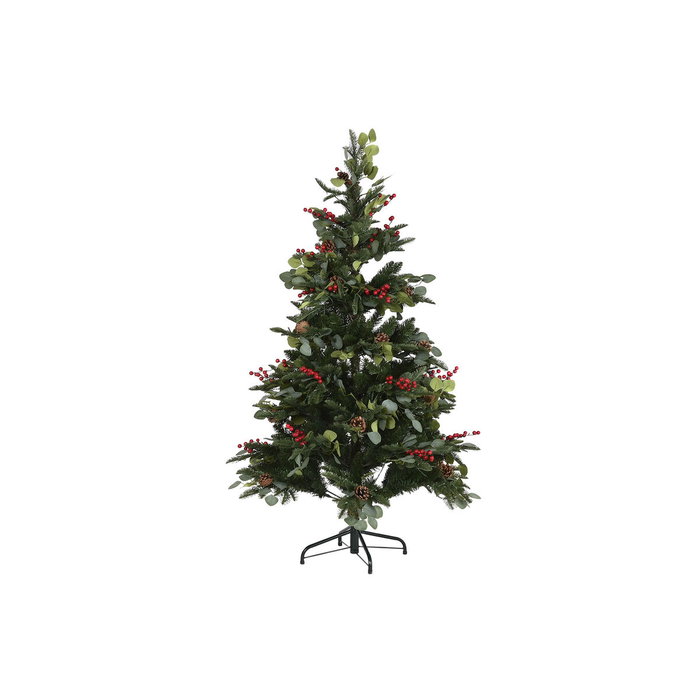 Sapin de Noël Home ESPRIT Rouge Vert PVC Métal 95 x 95 x 150 cm