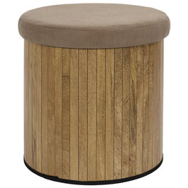 Home Deco Factory Pouf Jules Taupe