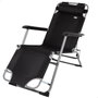 Aktive Chaise longue Aktive Noir 153 x 33 x 47 cm