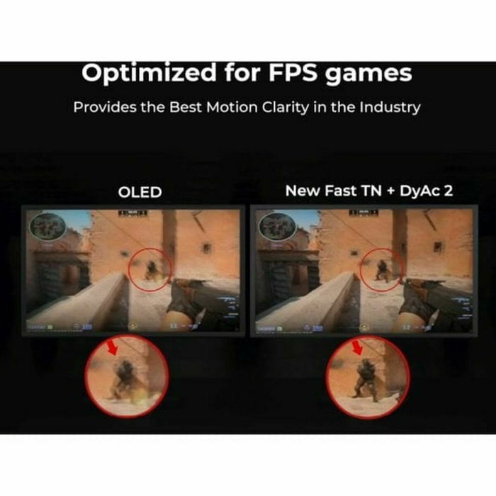 BenQ ZOWIE XL2586X+ 9H.LN8LB.QB Écran Gamer 24.1 Pouces TN 540 Hz HDMI DisplayPort Noir