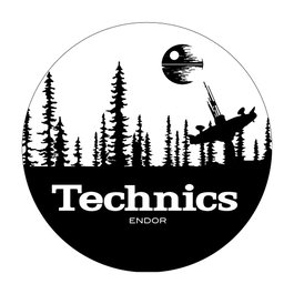Magma Lp Slipmat Technics Endor - Jeu de 2 patins pour platine vinyle de conception Technics Endor
