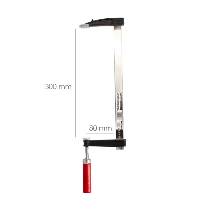 WOLFPACK LINEA PROFESIONAL Serre-joint à barre Manche Bois 300x80 mm