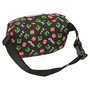 Minecraft Sac Banane, Ceinture Portefeuille, 23x9x14 cm, Compartiment Zip, Sangles Réglables avec Fermeture PVC