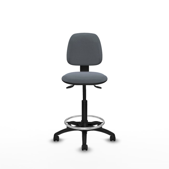 PIQUERAS Y CRESPO Tabouret Isso Asynchrone Tissu Gris Structure Polyamide Noire PIQUERAS Y CRESPO Tabouret Isso Asynchrone Tissu Gris Structure Polyamide Noire